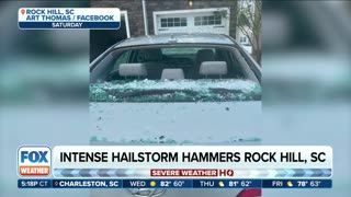 Baseball-sized hail, 90 mph winds Rock Hill Resident Describes Terror During Devastating Hailstorm