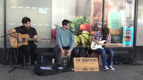 Busketeer Band Busking in the Ocean City 19th October 2018. 11