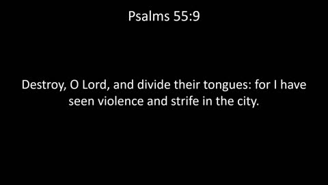 KJV Bible Psalms Chapter 55