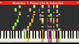 Abba - Waterloo (Keyboard and Organ Tutorial)