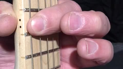 Beginner Guitar Exercises - Using Pointer Finger to Fret Several Frets On A Single String