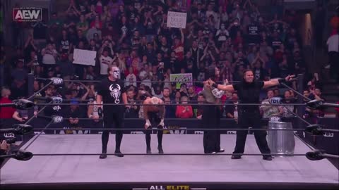 Sting, Darby Allin, & The Hardys Vs AFO - 8 Man Tornado Tag Team Match (AEW Dynamite 3.23.22)