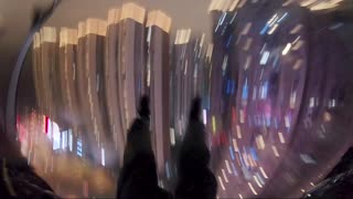 Crazy BASE Jump Off Skyscraper in Rain