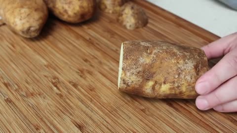 Fondant Potatoes - Crusty Potatoes Roasted with Butter and Stock