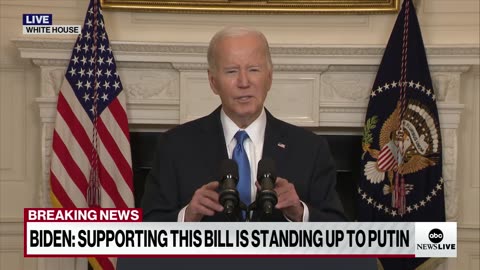 FULL REMARKS: Biden calls on the House to pass Ukraine aid bill immediately