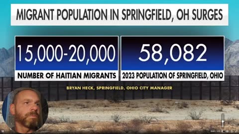 Fast Clips: Springfield, Ohio, population of 58,082 now has 20,000 Haitian illegals