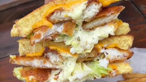 Chicken Chop Cheese Sandwich