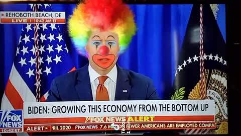 President clown biden