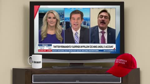 Newsmax censors & shuts down the My Pillow guy! 2/2/2021