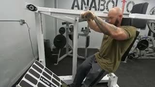 Equipment of the Iron Forged Gym - The Pendulum Squat by Paramount