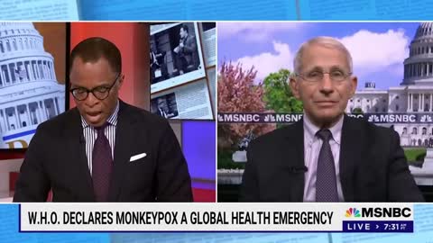 Fauci joins MSNBC's Jonathan Capehart to discuss the global impact of the Monkeypox virus