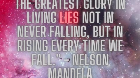 Rising from the Fall Embracing Life's Glory Nelson Mandela Wisdom | #shortsfeed #shorts #shortvideo