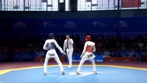 India vs thailand pairs olympic 2024 taekwondo asian qualifiying round