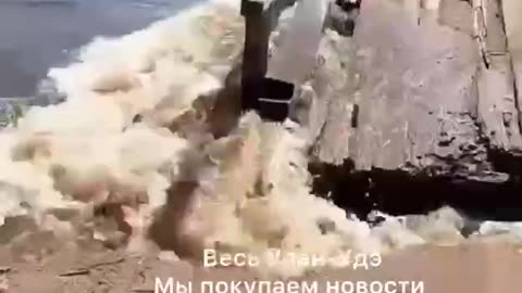 🌊👀 Another dam has burst in Buryatia, Russia, washing away villages and P3