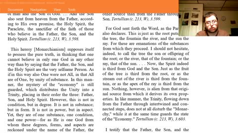 quotes of the early church fathers on the trinity