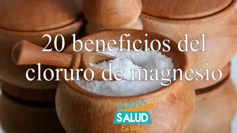 20 beneficios del cloruro de magnesio