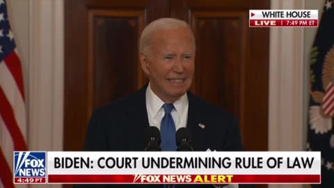 biden reacts on supreme court verdict