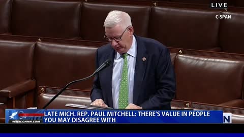 Late Mich. Rep. Paul Mitchell: ‘There’s value in people you may disagree with’