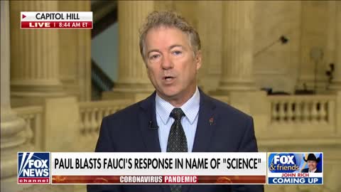 Rand Paul fires back after Dr. Anthony Fauci claims to 'represent science'