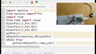 Micropython and Raspberry Pi Pico W - Indicator light simulation program