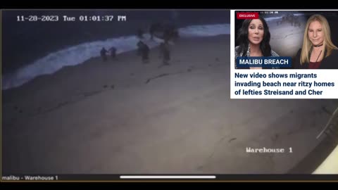 Illegal Migrants Invade Ritzy Malibu Beach Near Cher and Streisand