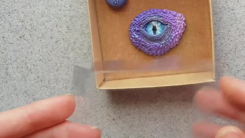 Magnetic pincushion Eye of the Lilac Dragon: sent to Istra Needle holder #needleminder #annealart
