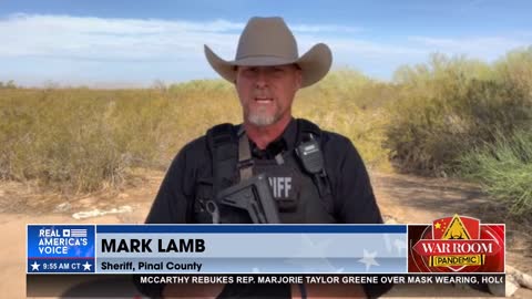 Sheriff Mark Lamb Warns 'Flat Out Invasion' on Border 'Is Coming to You'