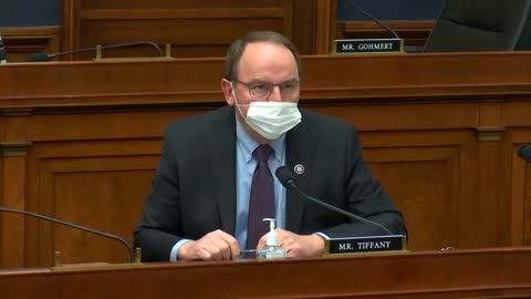 Testimony before Congress: Representative Tom Tiffany reminded Democrats of their blind spots