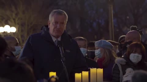 De Blasio Heckled, Chased Off During Anti-Asian Crime Vigil