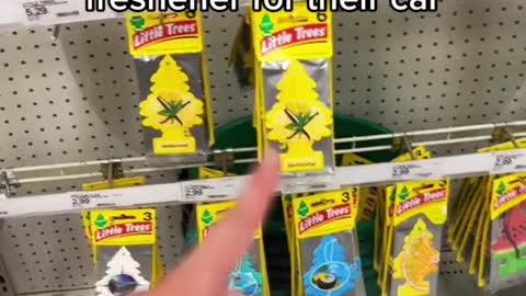 POV:Car guy picking out a air freshener for their car