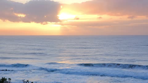 Relaxing Moment at Beach Front