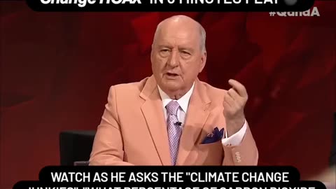 Watch as Alan Jones completely destroys The Climate Change Carbon Dioxide Hoax.