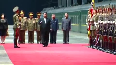 This is how Kim Jong-Un was welcomed back after a week-long trip to Russia in 2023
