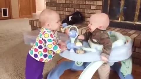 Best Funny video of twin babies compilation.Part-4