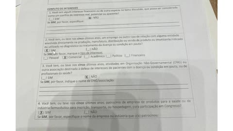 Isabella de Asis Martins Balallai declara conflito de interesse em consulta pública