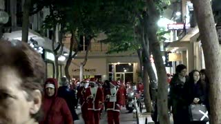 Santa Run In Greece