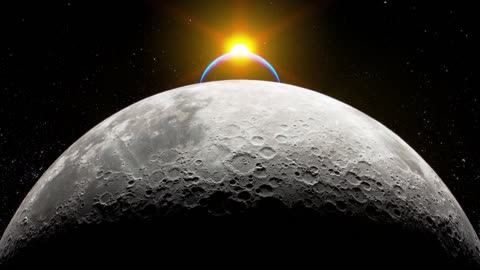 Luna Cráter La Astronomía Celeste Cosmos Eclipse