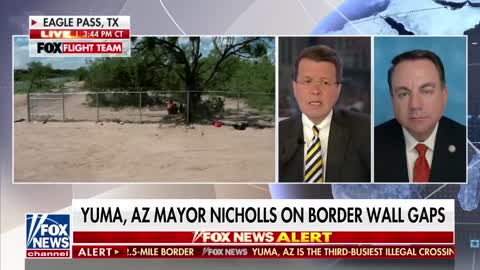 Arizona mayor Doug Nicholls addresses filling border wall gaps with shipping containers