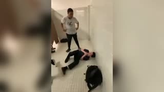 Defenseless Kid Brutally Beaten By a Teenager