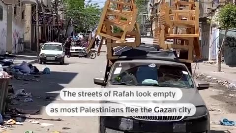 Rafah: streets look empty as most Palestinians flee | REUTERS