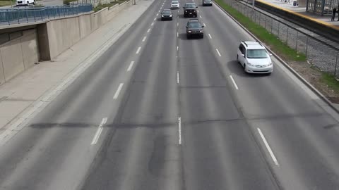 Footage Cars Moving On Road using time-lapse feature