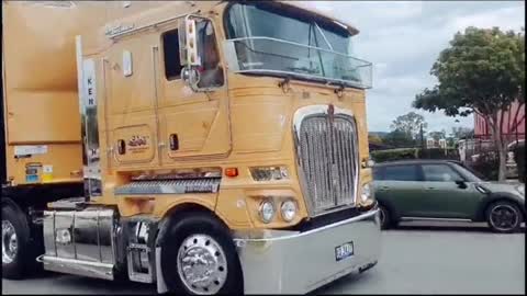 To me, the crew-cut king Kenworth 200 looks like a bumblebee