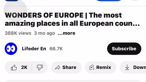 Europe ✈️💓💸