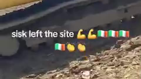The irish taking out migrant camps before they can be built....