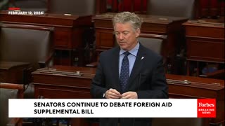 'That's What This Really Is About'_ Rand Paul Excoriates Ukraine Aid Bill