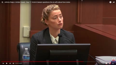 Couples react: Depp vs Heard trial, day 17 - Amber Heard (redirect)