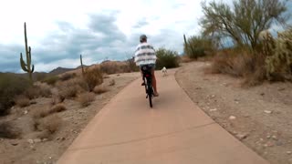 Bike Ride before a Tucson Monsoon