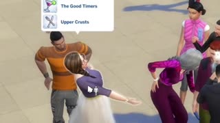 COP ARRESTS WOMEN FOR FIGHTING MAN - SIMS 4