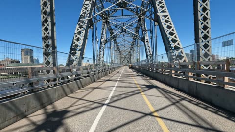 🌉 #Walking Alexandra Bridge From: Ontario To Quebec Trails 🌞🍁