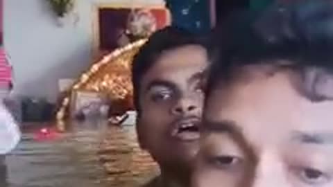 Flood in Assam but Funny clip....